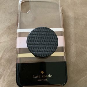SALE!! Kate Spade Hardshell Case w/free popgrip